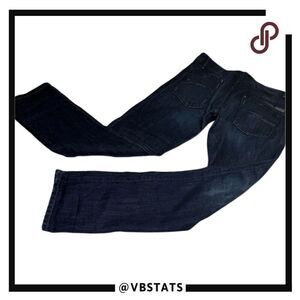 Darron Mens Dark Wash Blue Regular Slim Tapered Jeans Size 31